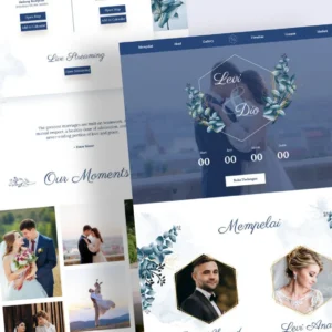 Website Undangan Tema Flora 2