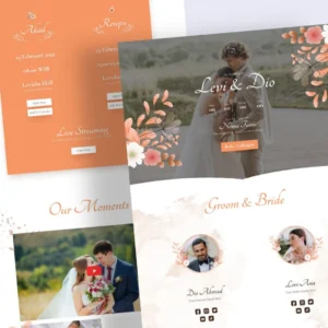 Website Undangan Tema Flora 3