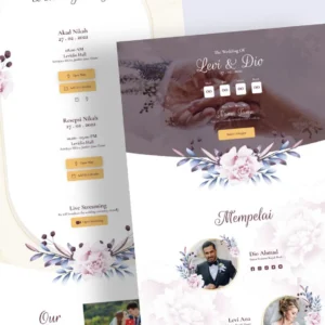 Website Undangan Tema Flora 4