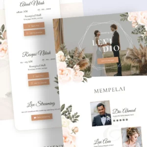 Website Undangan Tema Flora 5