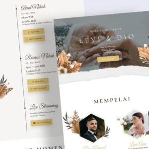 Website Undangan Tema Flora 6